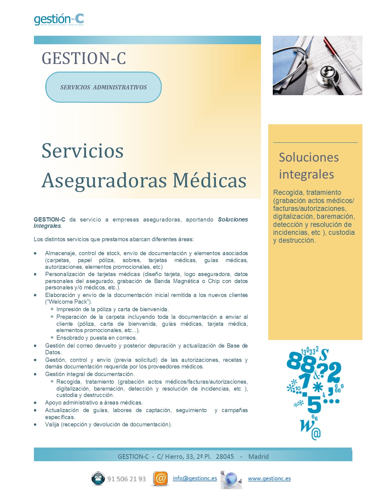 Ficha aseguradoras médicas